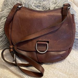 Frye cognac Crossbody